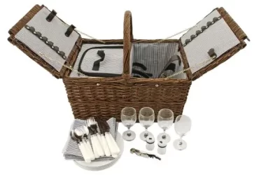 Cape Cod Wicker Picnic Basket by Twine®