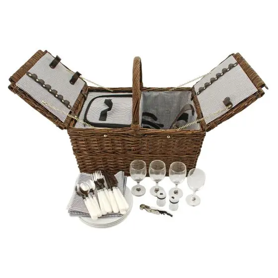 Cape Cod Wicker Picnic Basket by Twine®